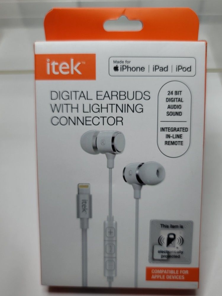 NEW Itek Medium and Large Ear Tips Digital Earbuds, White