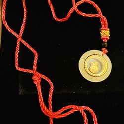 Jade And Gold Necklace 