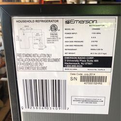 Emerson 3.2 Cu. Ft. CR 440 BE Refrigerator 