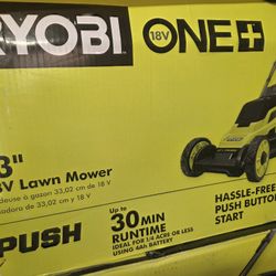 Ryobi 18v 13in Cordless Lawn Mower (Tool Only) 
