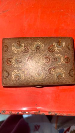 Vintage Decorative Embossed Trinket Box