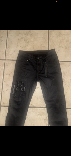 Black amiri jeans