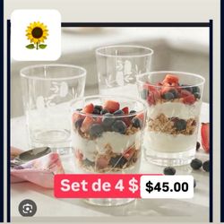 Set De 4 Vasos 13onzas Para Cócteles Bebidas Preparadas Jugos  Refrescos Especial $45.00 Cristal Heritage Ventas Finales
