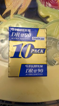 10 DR-II 90 Cassette tapes.  Factory sealed.
