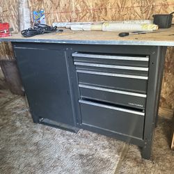 5 Ft Craftsman Tool Box W/Winch
