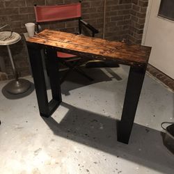 Honey Walnut Stain Console