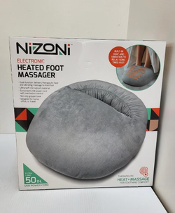 Nizoni Electronic Heated Foot Massager Therapeutic Heat Vibrating Massage