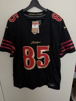 George Kittle San Francisco 49ers Nike Black 2025 Rivalries Limited Jersey Large