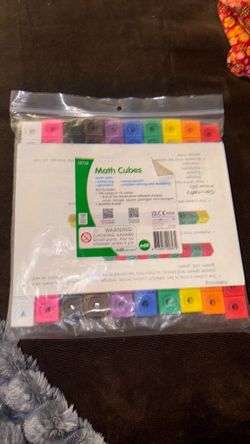 EDX Education Math Cubes Set 100 Pieces
