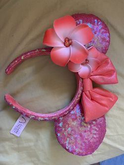 Hawaiian Minnie Mouse Ears
