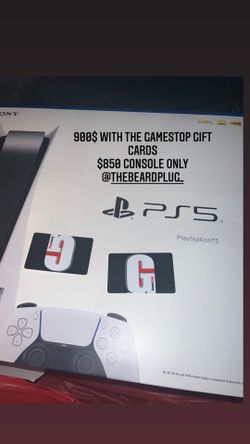 Ps5 Dics with $100 GameStop gift card $900 PS5 Console only $850