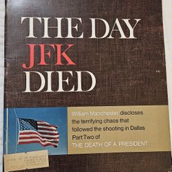 Vintage 1967 LOOK Magazine-The Day JFK Died