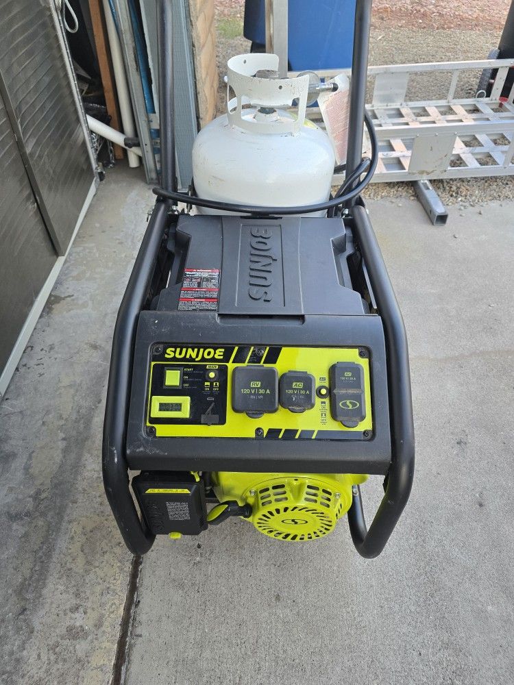 Sunjoe 4100/3300w Propane Generator