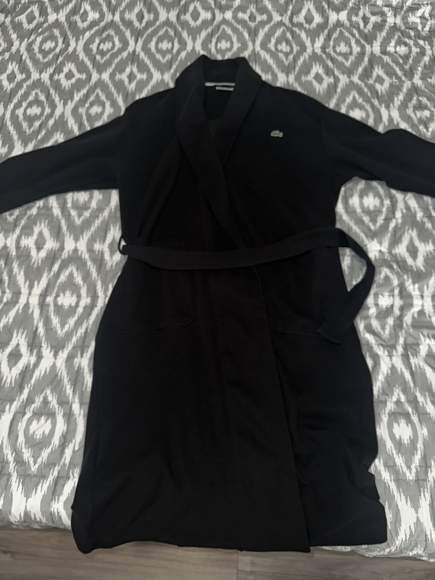 Lacoste Cotton Knit Bathrobe