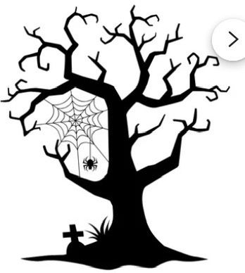 Spooky Tree plywood cutouts