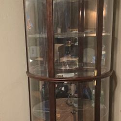 Glass Shelves Cabinet for Sale