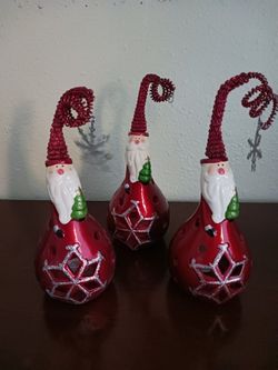 Santa Claus Christmas Candle Decoration
