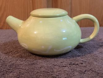 MCM Retro Yellow Tea Pot - Mid Century Modern Kitchen - 3 Cup