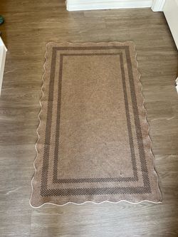 Washable entry way rug
