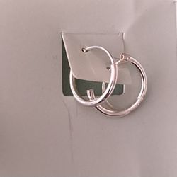 Tiny Huggie Sterling Silver Earring Hoops