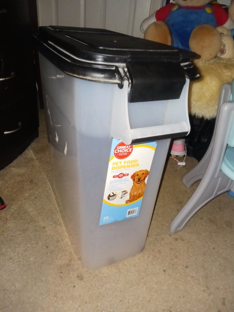 NEW FIT 45LBS + PET FOOD BIN ON WHEELS 10 FINAL PRICE