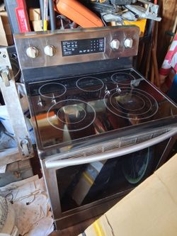 Stainless Steel Electric Range Double Oven