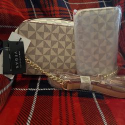 Crossbody Bag with Wristlet Wallet