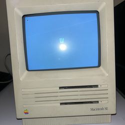 Apple Macintosh SE Vintage Computer Pc Desktop