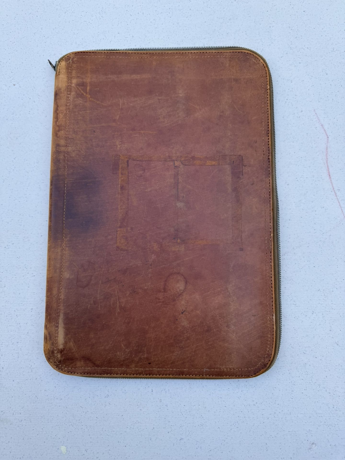 Vintage WWII Era Hinson Leather Portfolio 
