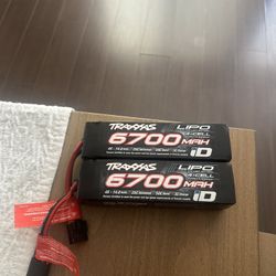 2 Traxxas 4s Lipo Batteries 