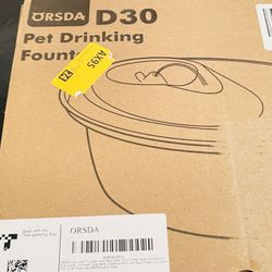 Orsda D30 Pet Drinking Fountain 67oz
