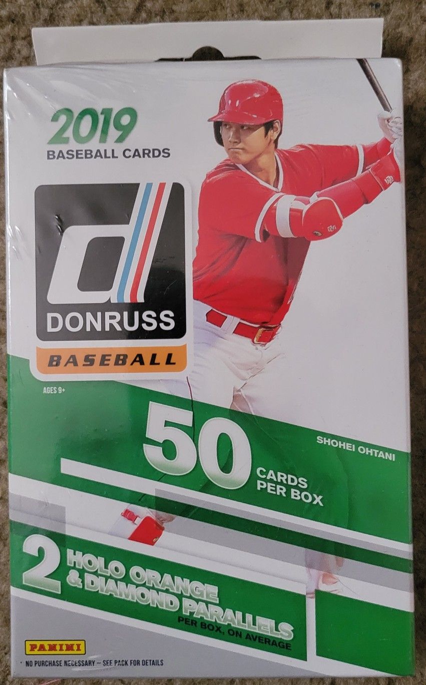 Factory Sealed 2019 Donruss Baseball Cards