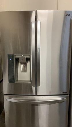 LG 3 Door Stainless Steel Fridge
