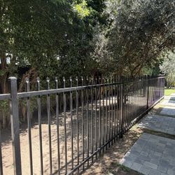 Iron Fencing And Post 