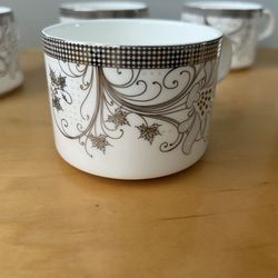 Opal Glass Coffee Mug Set 6 Pcs