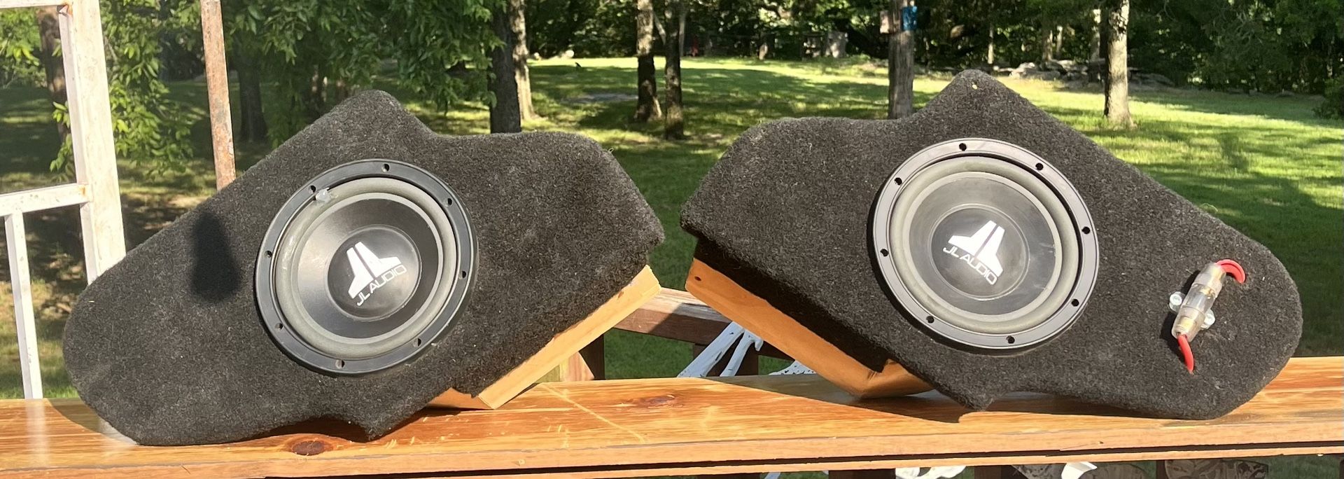 2 Custom Box With 8 Inch Jl audio Speakers