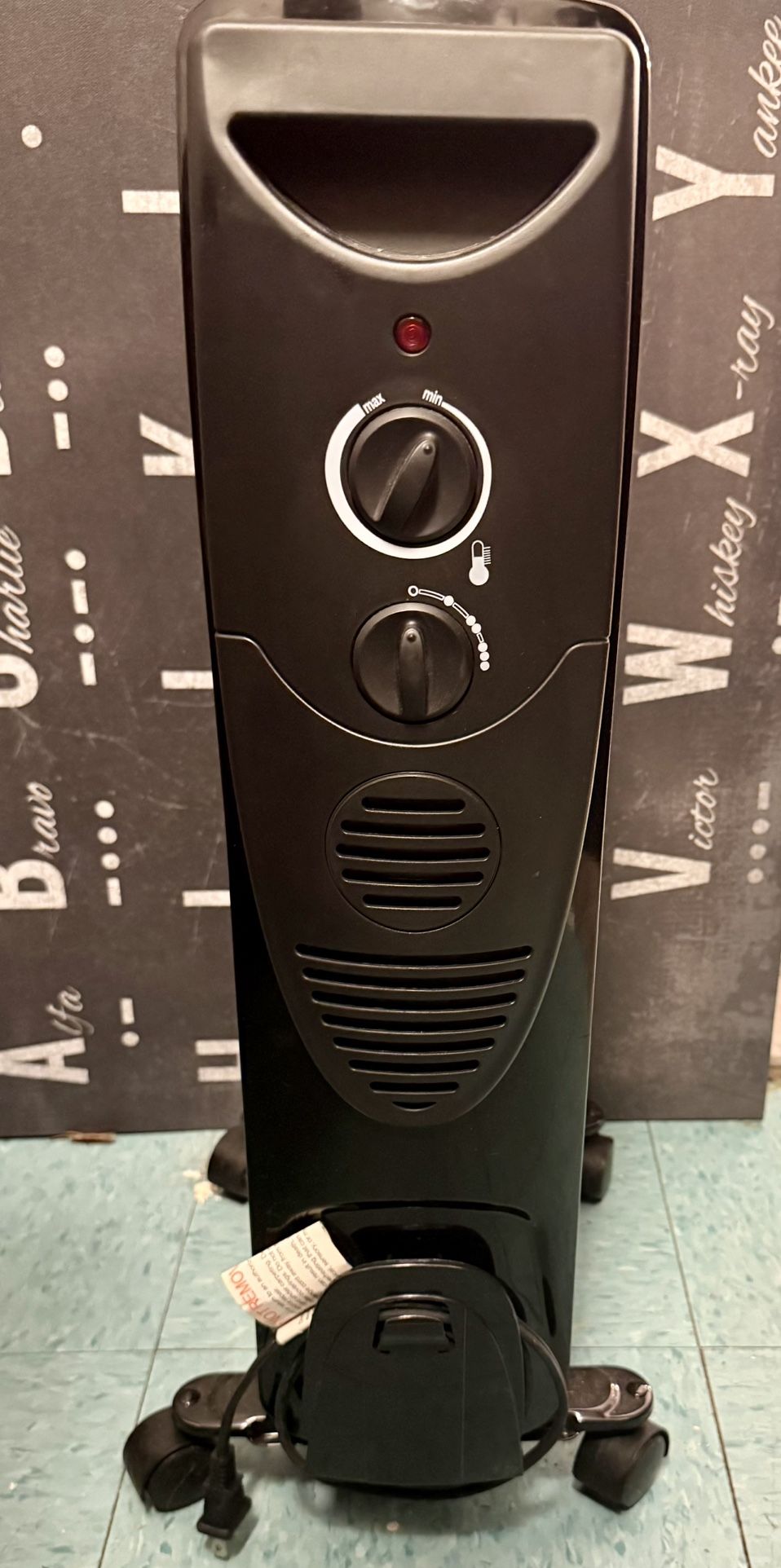 Portable space heater