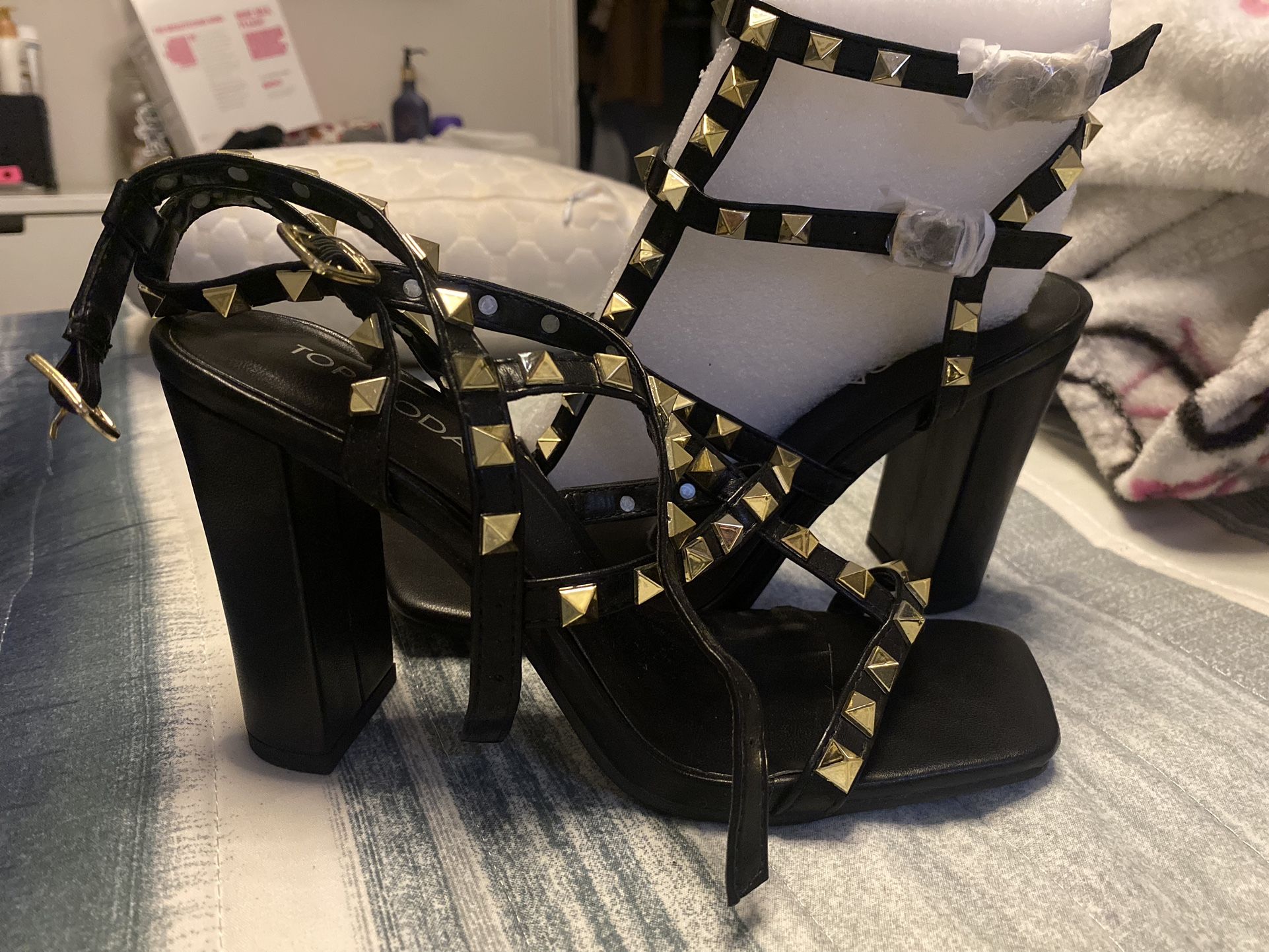Size 5.5 Studded Heels
