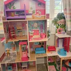 5ft KidKraft Dollhouse 