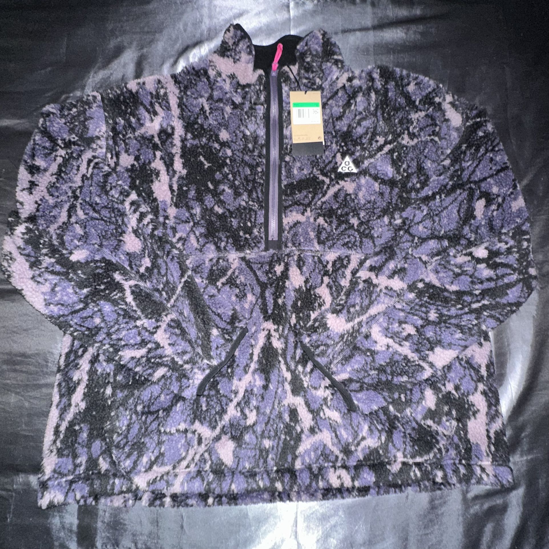 Nike ACG Sherpa Jacket Canwell Glacier Therma Fit ADV Half Zip Mens