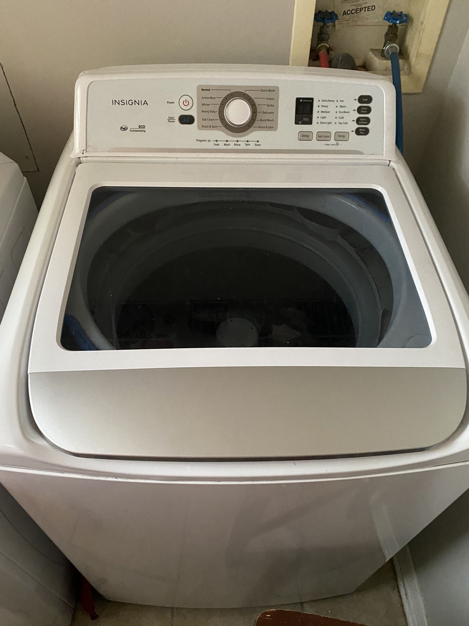 Insignia Washer and Dryer