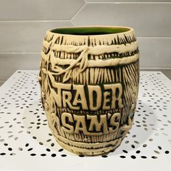 Disney Trader Sam’s Enchanted Tiki Shipwreck Barrel Tiki Mug 3rd Edition