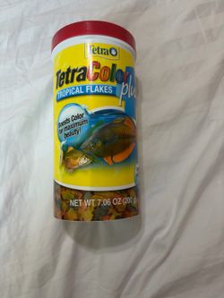 TetraColor Plus Tropical Fish Flakes - 7.06 oz Sealed