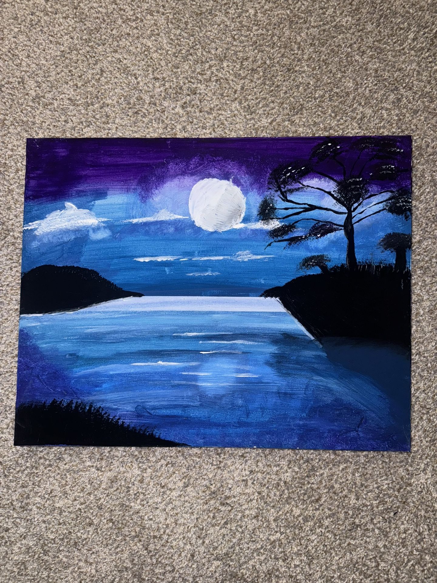 MOONLIGHT OVER THE WATER