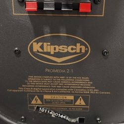 Klipsch Computer Speaker