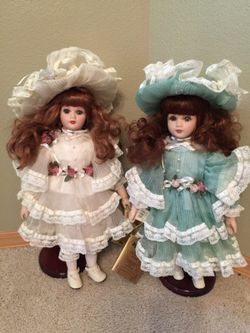 Mann Doll Collectors Guild Porcelain Dolls