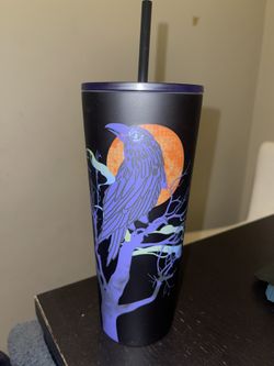 Stainless Steel Raven Starbucks Tumbler