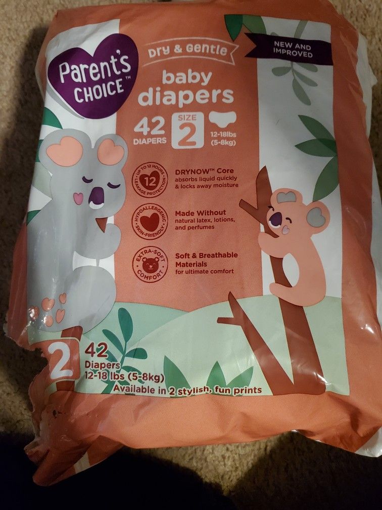 Opened Pkg Of Size 2 Diapers