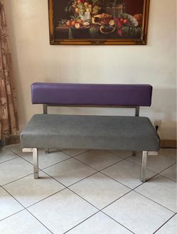 Custom stainless steel bench
