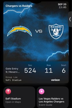 Chargers vs Raiders